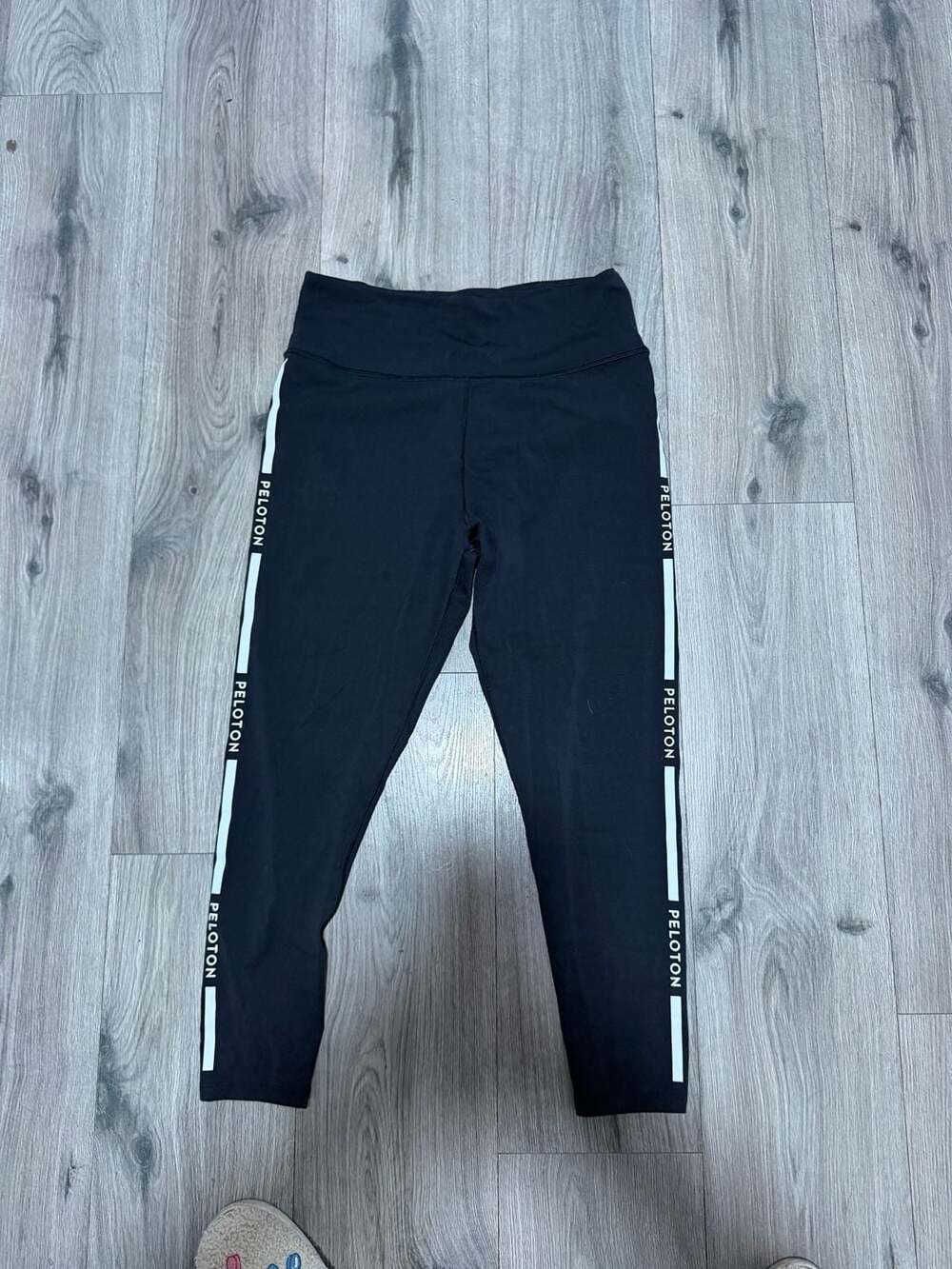 Peloton Women's Logo Side Stripe Leggings Black Size XL